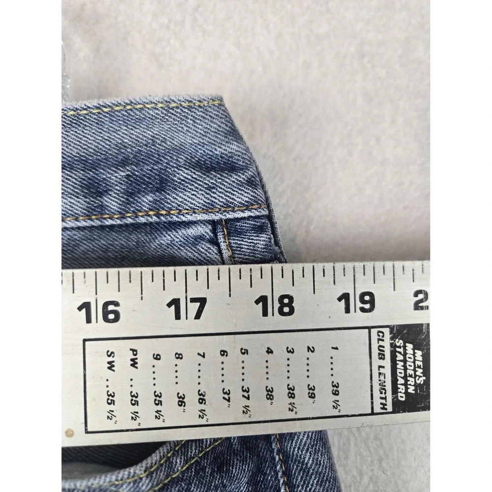 Levis 505 Mens Jeans Size 36 x 29 Modern Fit Blue Denim Classic Straight Leg